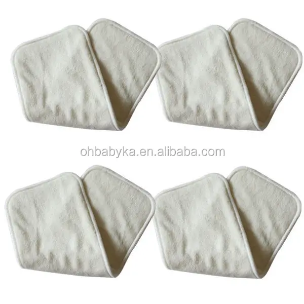 Wholesale Washable Cloth Diaper Insert Charcoal Bamboo Babies Design Plain Woven Soft Breathable