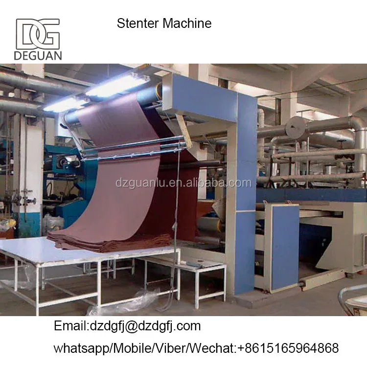 Горячий Воздух Stenter машина установки восьми камер