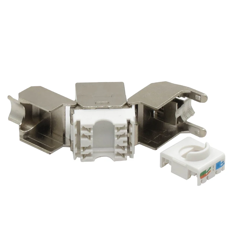 Металлический разъем RJ45 STP Keystone Jack Cat5e/cat6