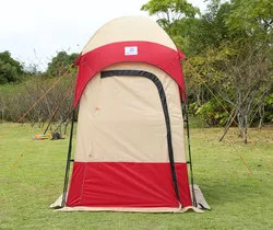 High Quality Portable canvas Shower Toilet Foldable Beach Camping Pop up Tent With Toilet