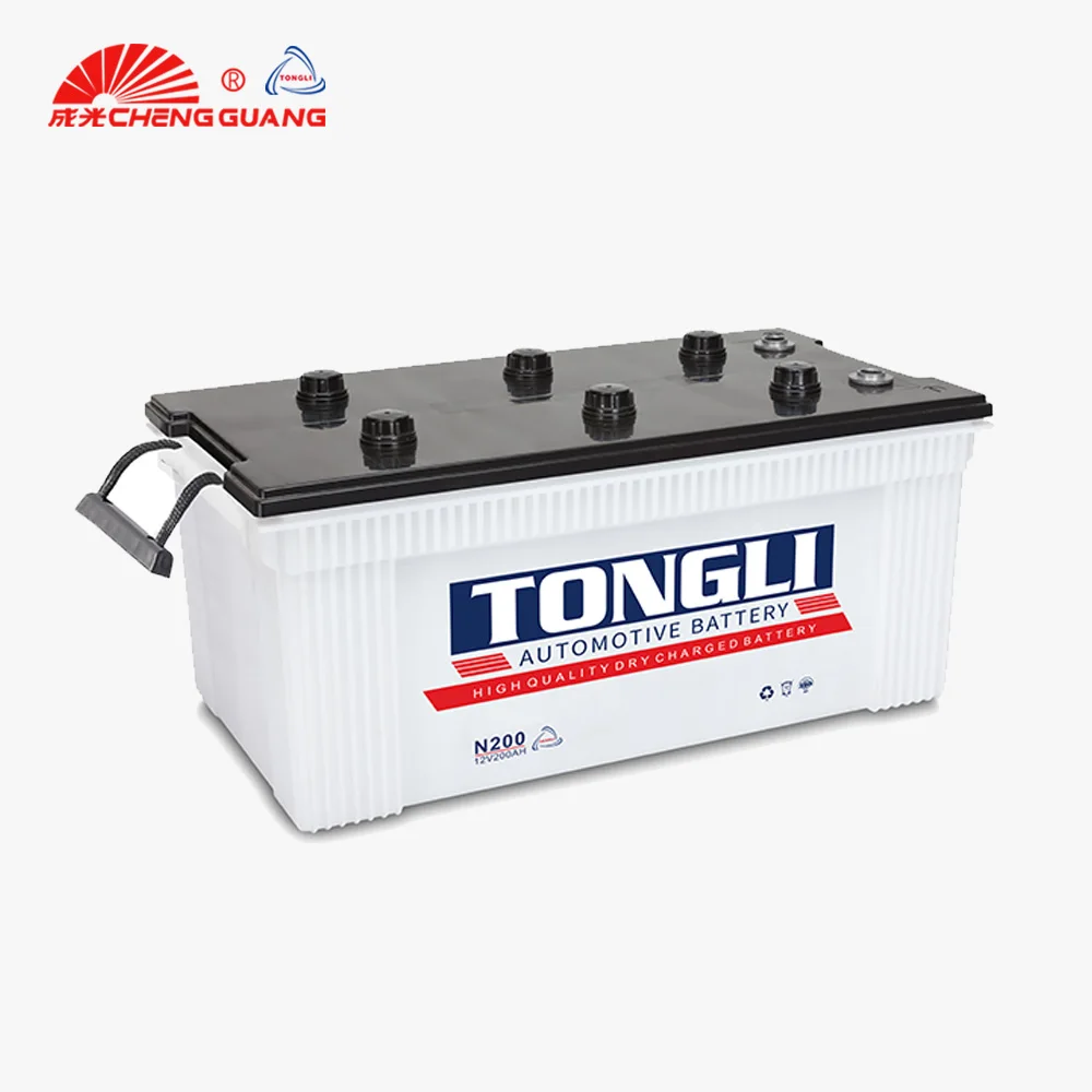 Дренажная кислотная свинцовая батарея с аккумулятором для грузовика 12 В 200 ампер из Кении
