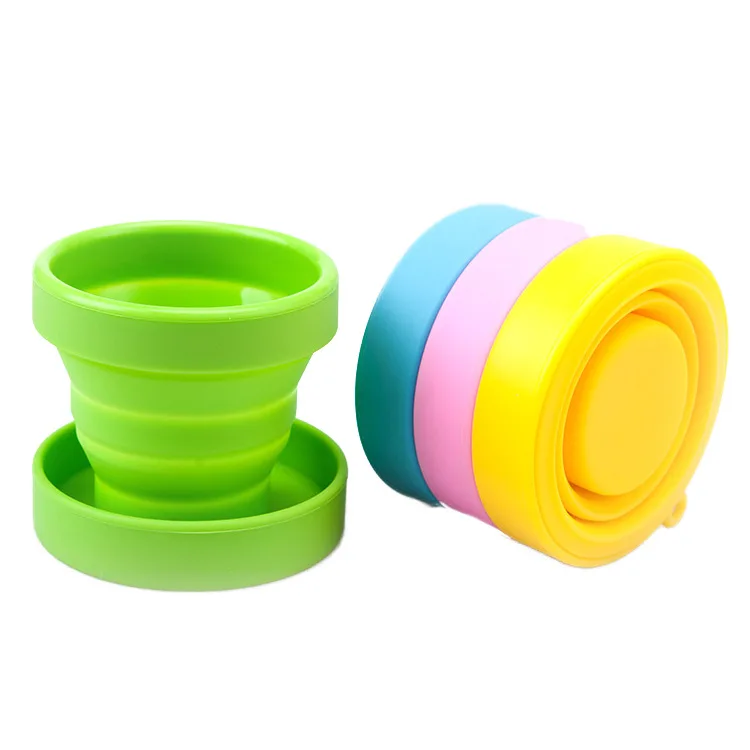
Reusable Menstrual Sterilizer outing travel collapsible water silicone drinking cup 