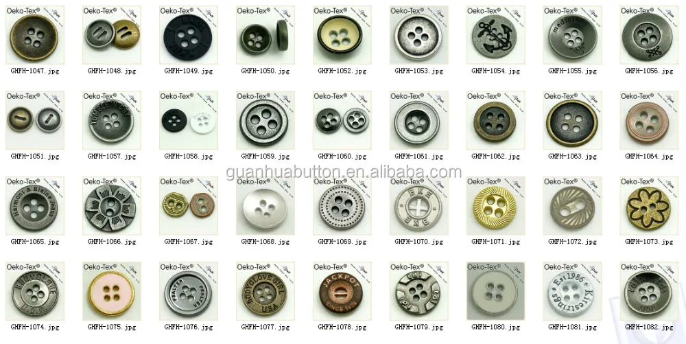 custom engraved logo alloy material 4 hole metal sew shirt button
