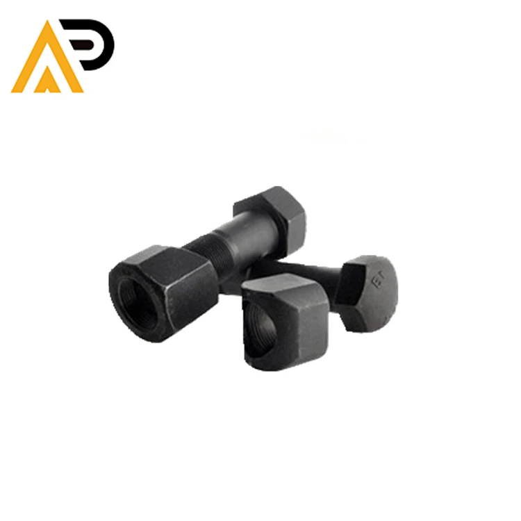 
Hot sales Standard undercarriage parts Grade 12.9 track bolt and nut 