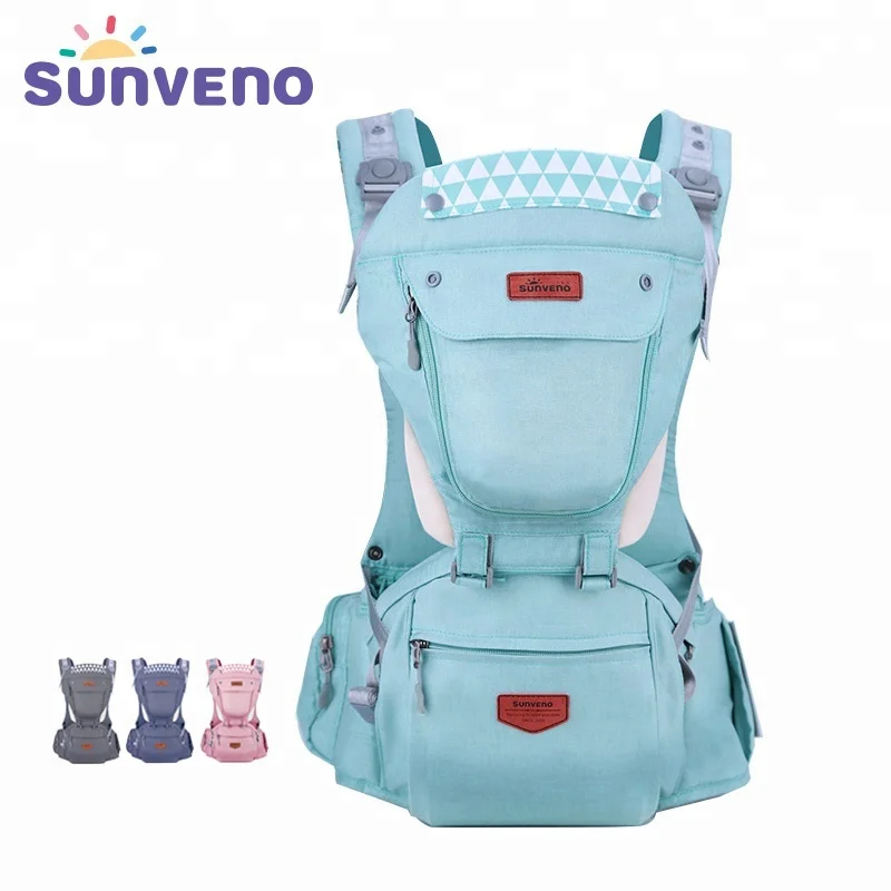 
New Upgraded SUNVENO Baby Carrier Front Facing Sling Kangaroo Backpack Pouch Wrap Baby Hipseat baby carrier 