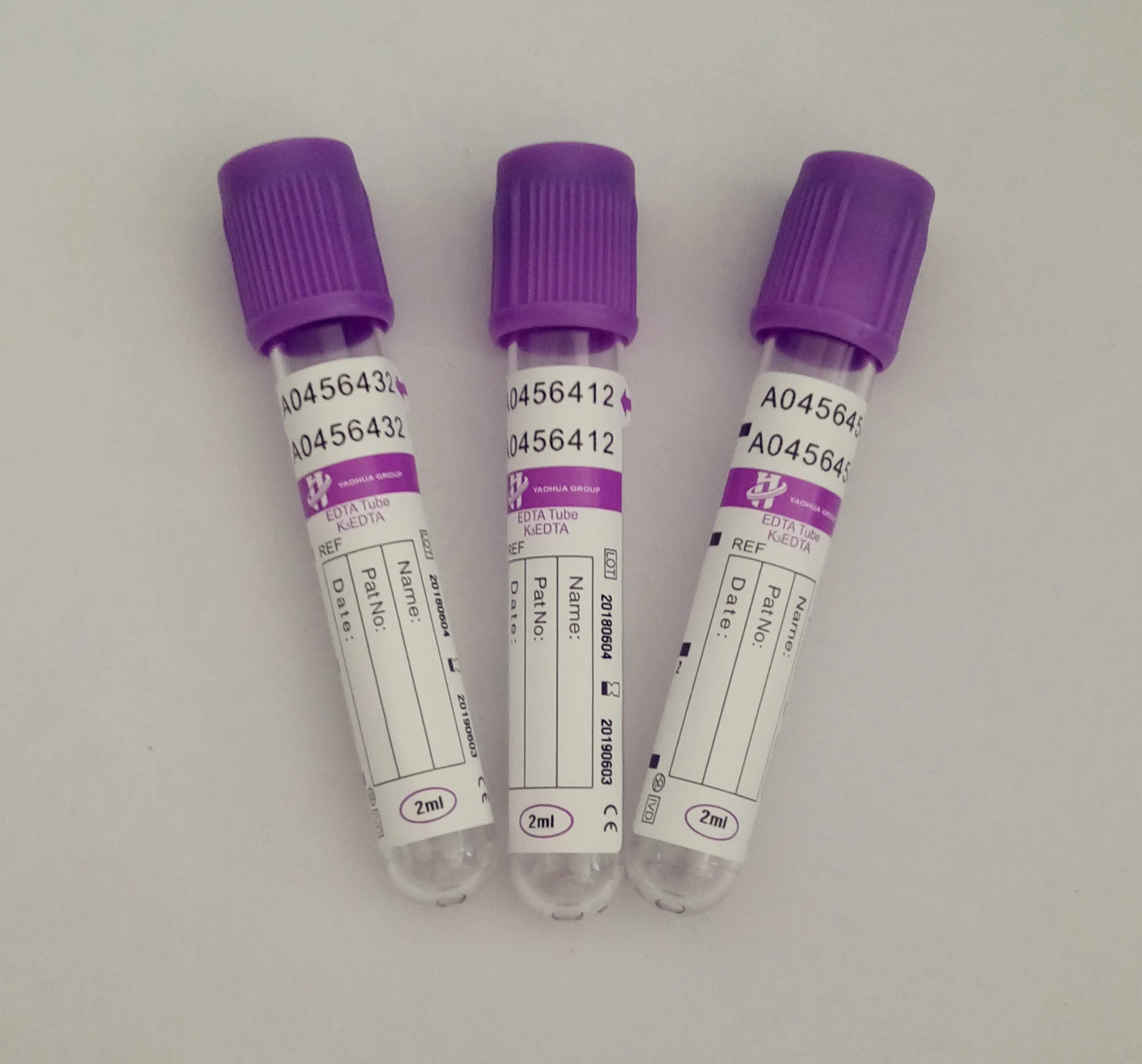edta 3k vacuum blood collection tube single use
