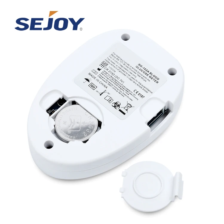 Автоматический глюкометр Sejoy для домашнего использования, одобренный CE, умный глюкометр