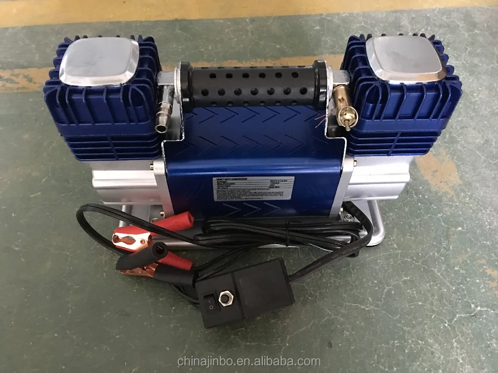 
JB-90 12V Double Cylinder Metal Inflator Air Pump Car Inflate Air Compressor 