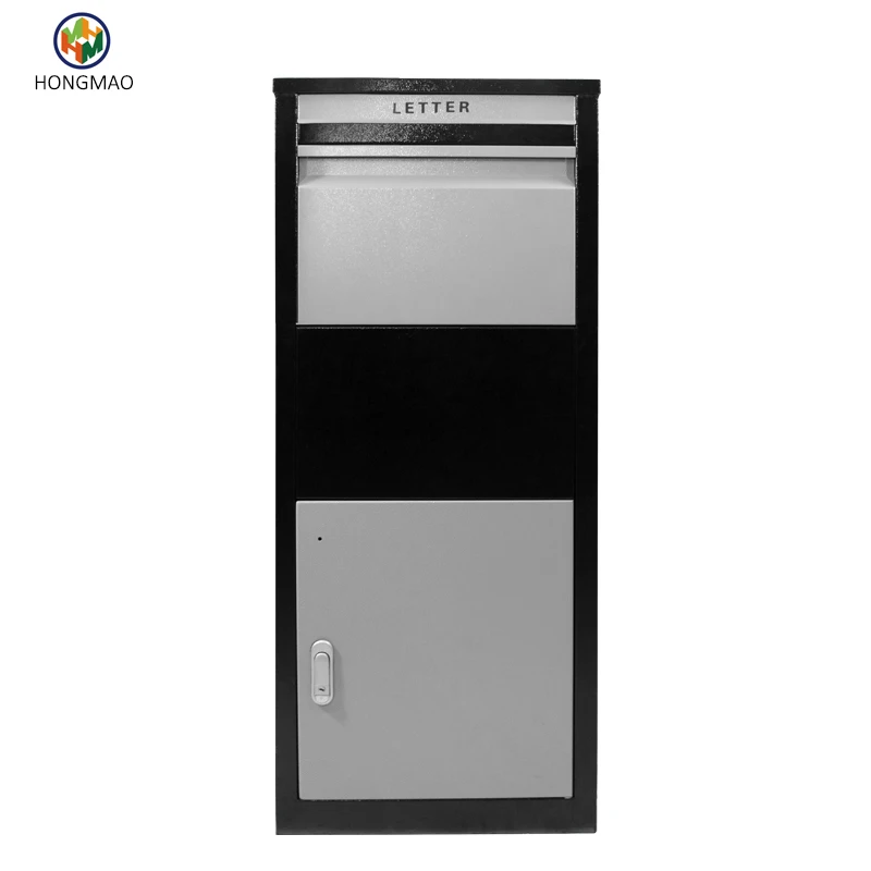 Наружная металлическая упаковка, прямая коробка для посылок и отправлений по электронной почте, отдельно стоящая коробка для посылок из нержавеющей стали