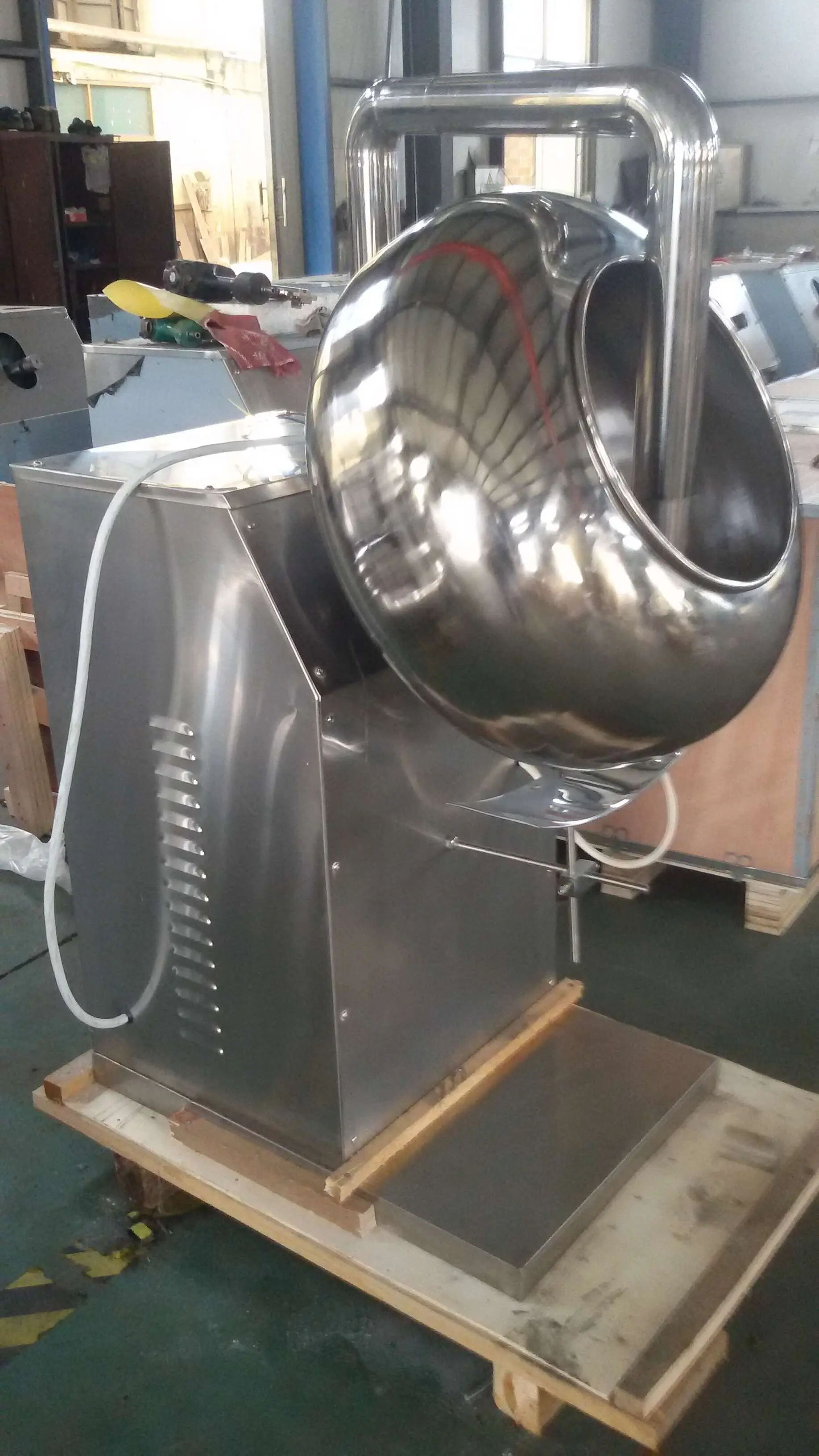 Medicine powder almond  nuts and peanut sugar coating machine is high-quality tablet coating machine in China