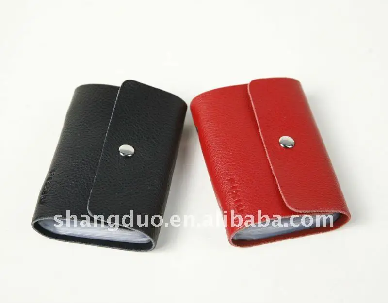 Профессиональный кожаный держатель для карт в качестве корпоративного рекламного подарка