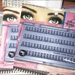 Individual Eyelash Extensions Self Grafting Lashes Natural Looking Premade Fans 5D Fake Eyelashes