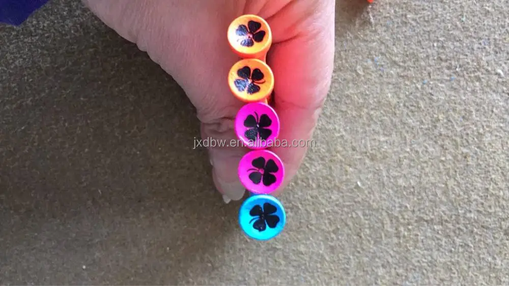 54MM logo printed wooden golf tees