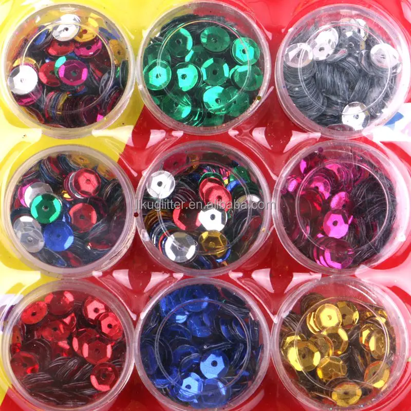 Блестящие круглые Блестки лазерного цвета 6 мм круглая блестящая пайетка для одежды