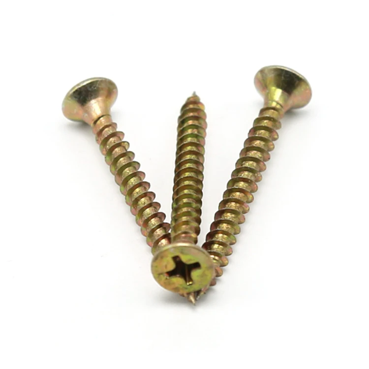 DIN 7505 Particle Board Screws with Cross Recess Type Z, Countersunk Head