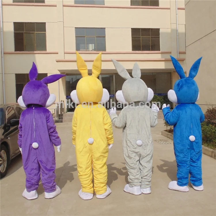 
Wholesale new popular funny Easter rabbit bugs bunny mascot costumes for adult 