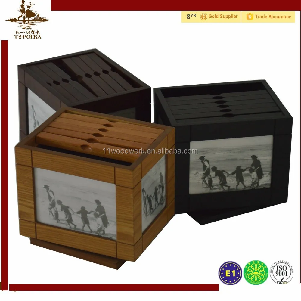 Custom shape rustic antique vintage wooden picture photo frame