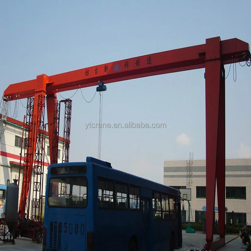 MH Type Single Girder Electric Hoist 10 ton Gantry Crane Price
