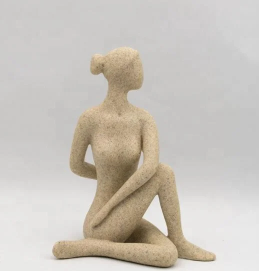 2018 NEWLY PUBLISHED DIFFERENT TYPES OF LADY YOGA POSITIONS STANSTONE STATUES