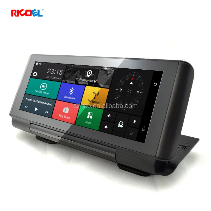 7 дюймов 4 г 3 г Автомобильный видеорегистратор с двойной камерой gps-навигация с sim-карты