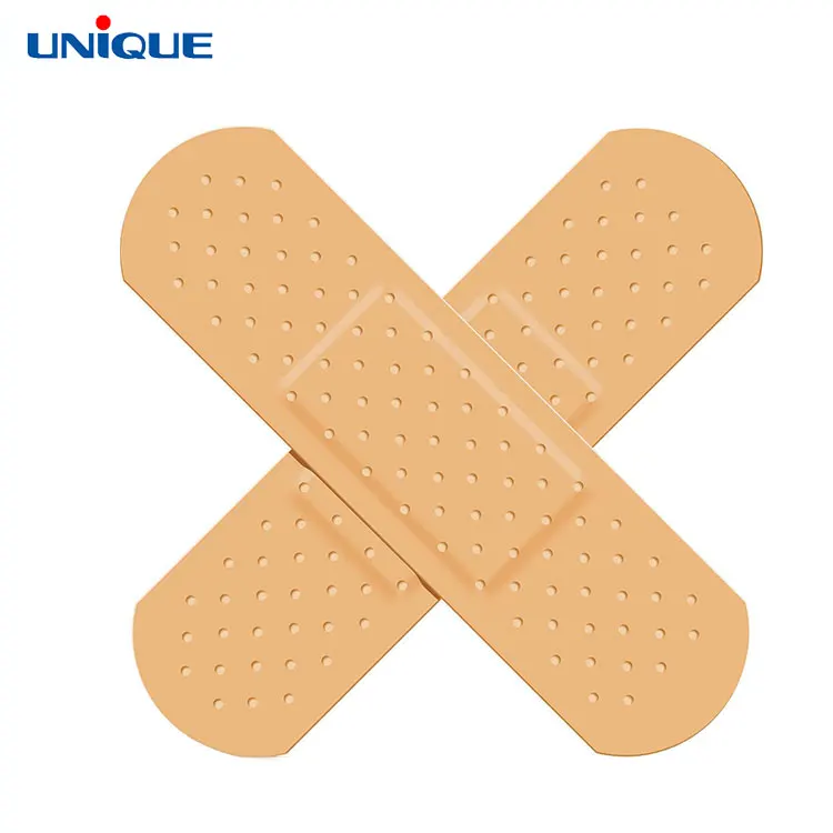
Medical consumable custom printed skin color bandaid plaster band aid 