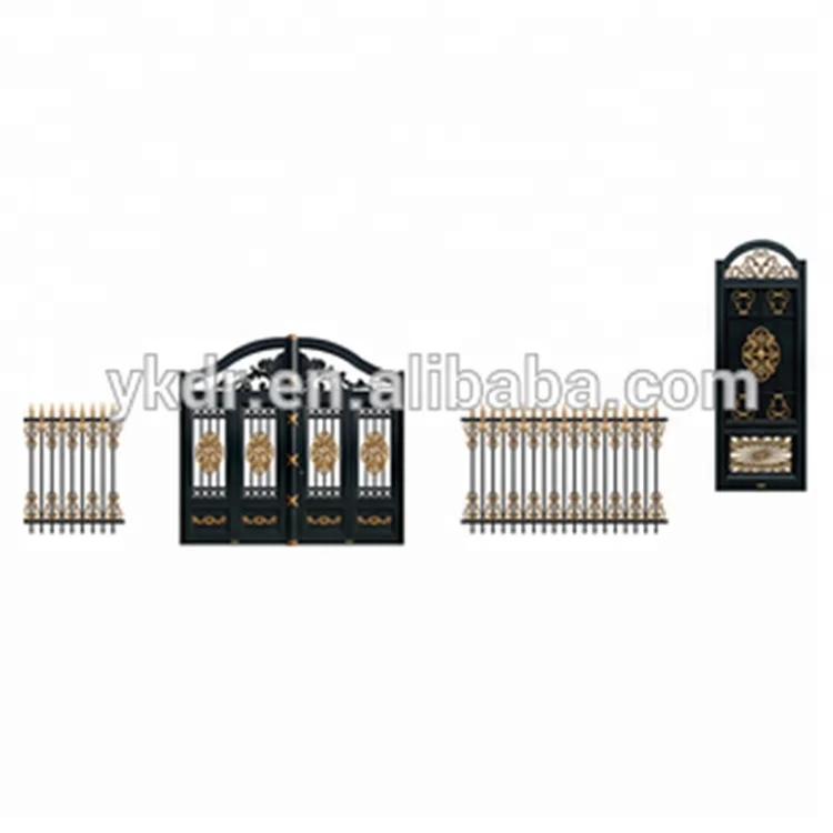 Aluminum garden fence powder coating sand casting aluminium parts aluminum gravity casting gravity die casting