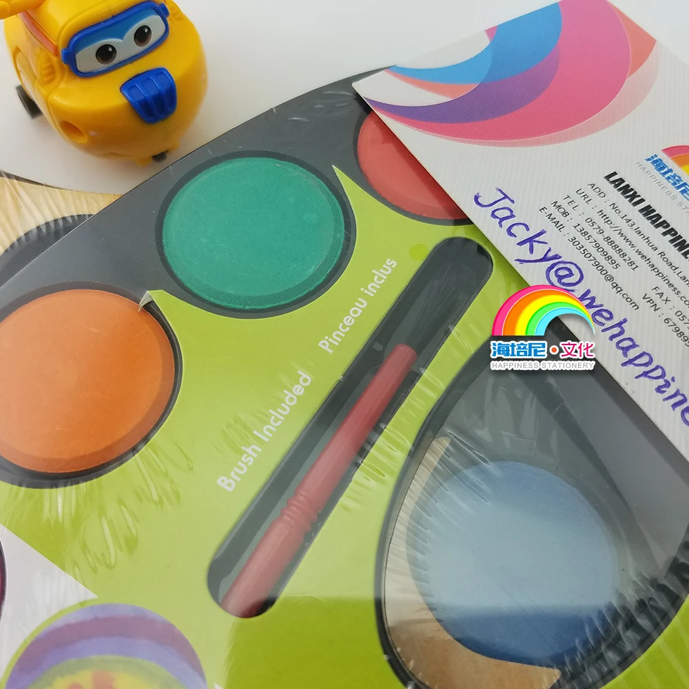 12 color watercolor sheet-solid,non-toxic,Factory Direct