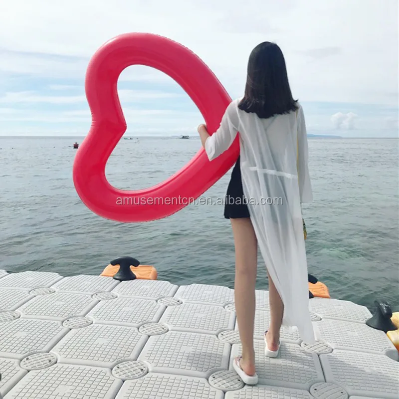Pool party float swim tube inflatable swim ring 90cm