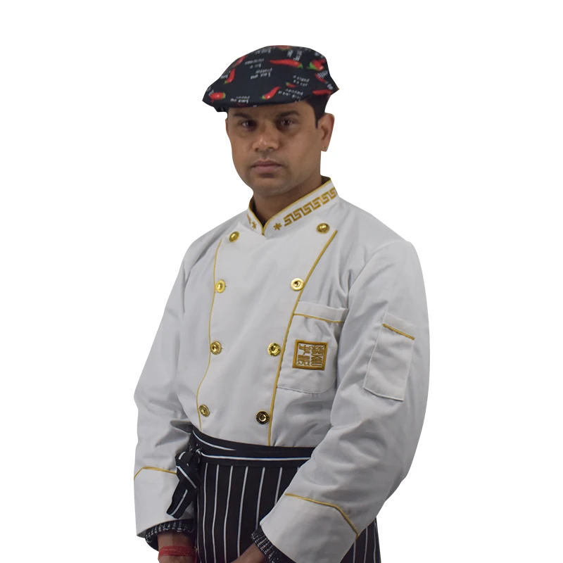 Hotel chef hat coffee western restaurant waiter pirate hat work cap beret forward cap
