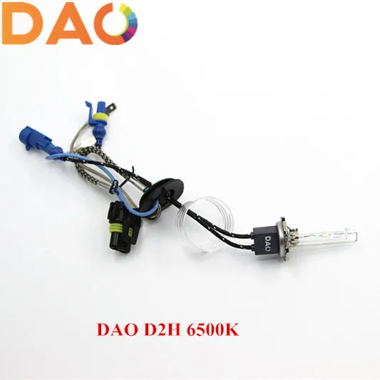 DAO Auto Bulbs Hid Xenon Lamp D2h Bulb Single Beam D2H 5500k 6500k Hid Xenon Bulb For 3 inch D2S Q5 Projector Car Accessories