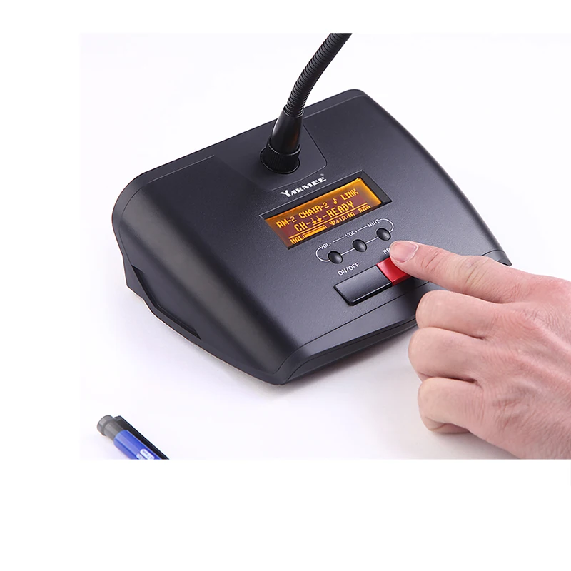 Wireless Digital Conference microphone main unit/video conference system/desktop system unit(YCU891M)--YARMEE