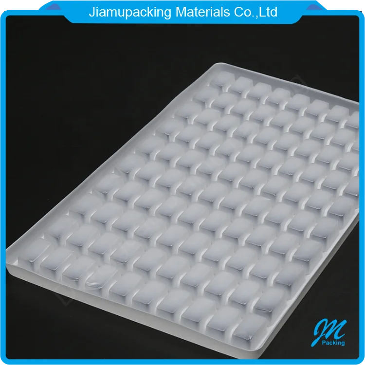 Wholesale disposable custom pvc pet ps plastic blister box packaging tray