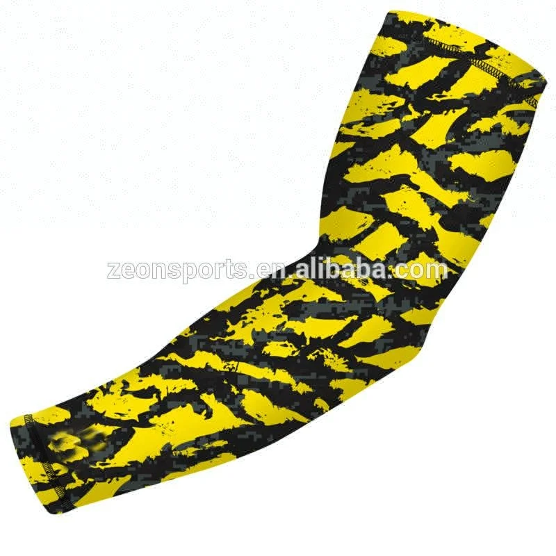 wholesale solid blank white breathable sports kids youth adults arm sleeves