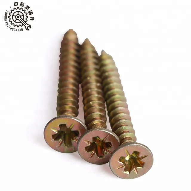 China manufacturer product  chipboard screw galvanized M4/5/6