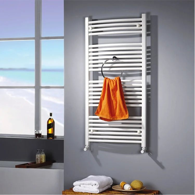 HB-R02 series steel ladder towel radiator ,hot water heating towel warmer,dry heating towel radiator