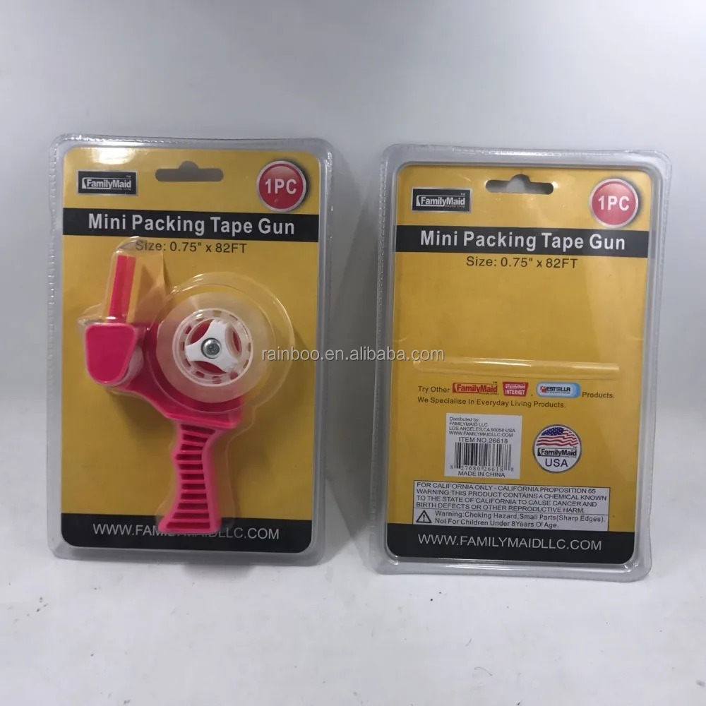 
promotional cheap plastic mini adhesive tape dispenser,Mini plastic tape gun for school 