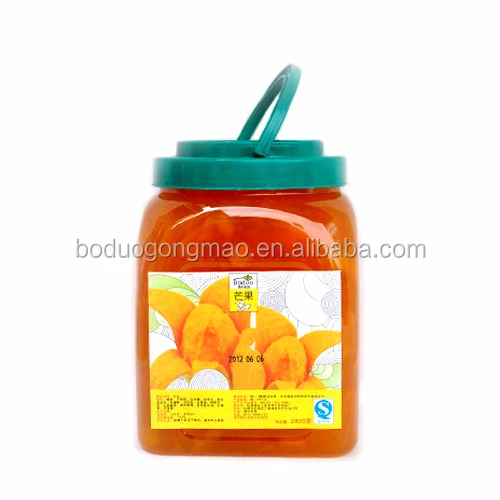 
HALAL Supported Wholesales Fruit Jam Mango Jam for Bubble Tea 