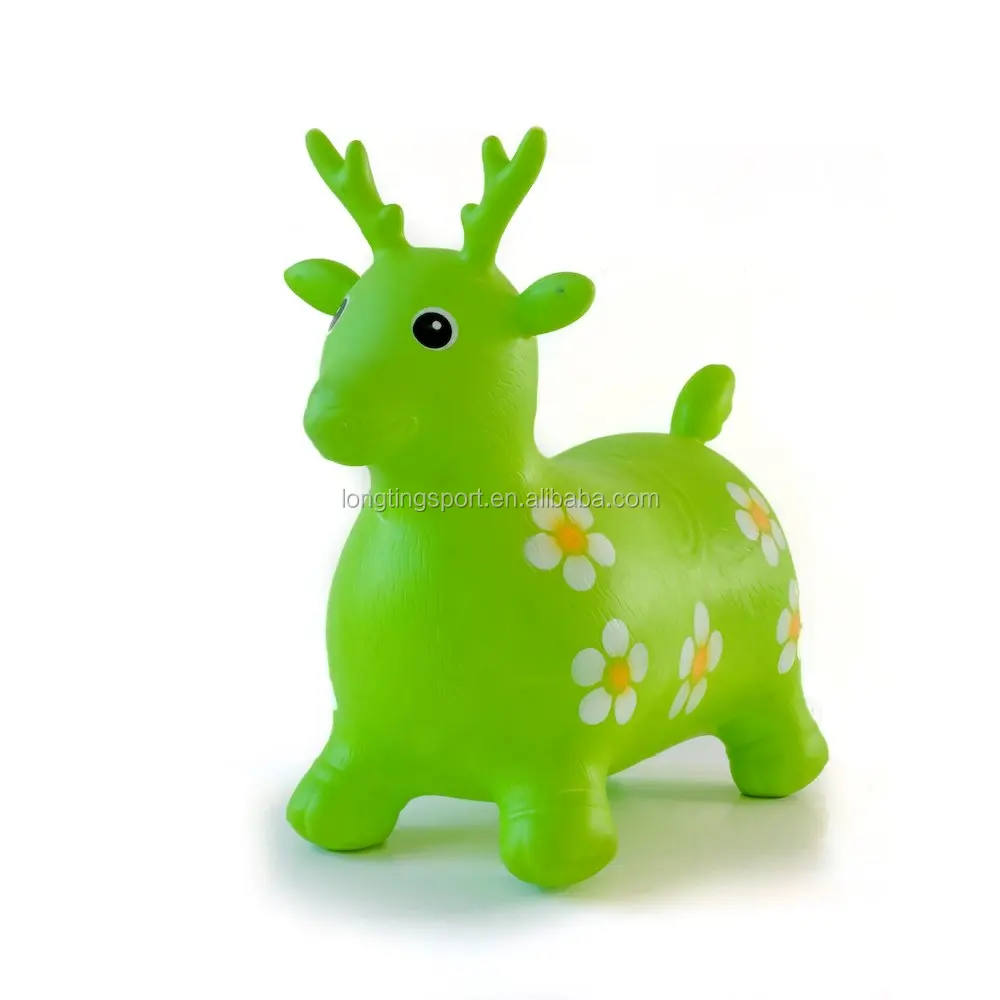 
kids toys horse animal play outdoor inflatable jumping PVC horse 