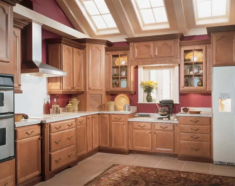 Popular framed American style kitchen cabinet