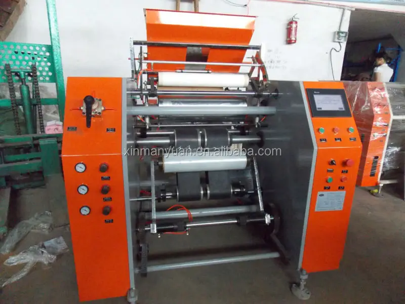 High Speed stretch film winding machine,stretch film roll winder