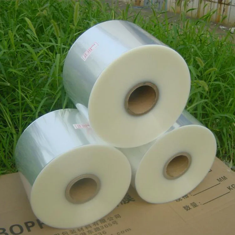 wholesale Transparent heat seal plastic bopp film manufacturer for cigarette packaging