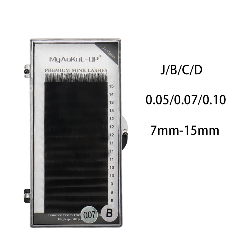 individual mink  false eyelash for eyelash extension korea lashes