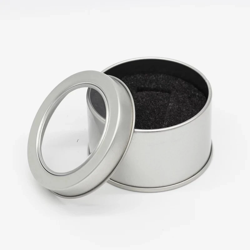 Fossil Watch Tin Box with PVC Clear Window