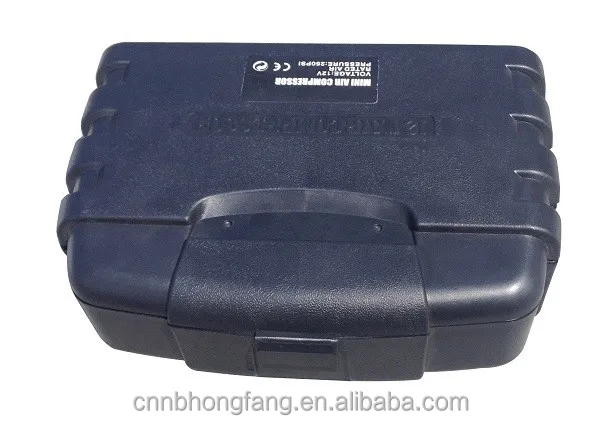 dc 12V 250 psi Plastic Mini Electric Car Air Compressor Tire Pump