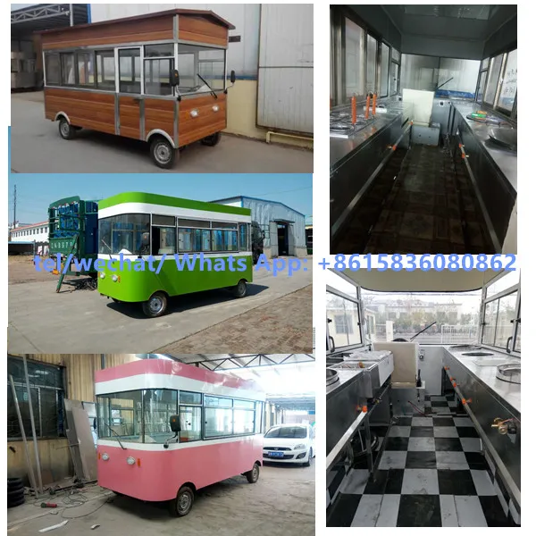 2018 new product hot dog cart/China factory price Mobile electric fast food truck for sale