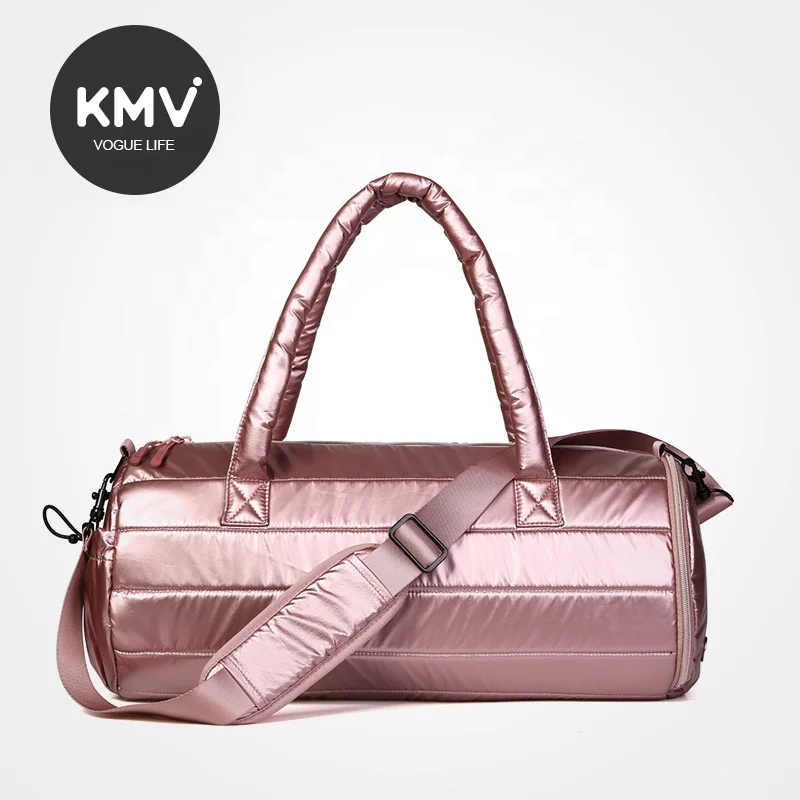 Модная блестящая женская сумка для фитнеса