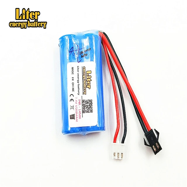 7,4 В 1500 мАч 14500 F1 пульт дистанционного управления вертолет дистанционного управления Самолет lipo 2 s батарея 1500 мАч 7,4 В 14500 аксессуары