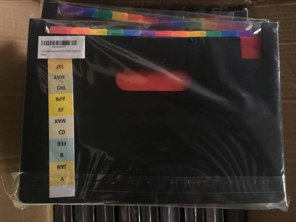 A4 Expanding Files Folders with 24 Pockets, Letter Size Portable Accordion Expandable File organizer