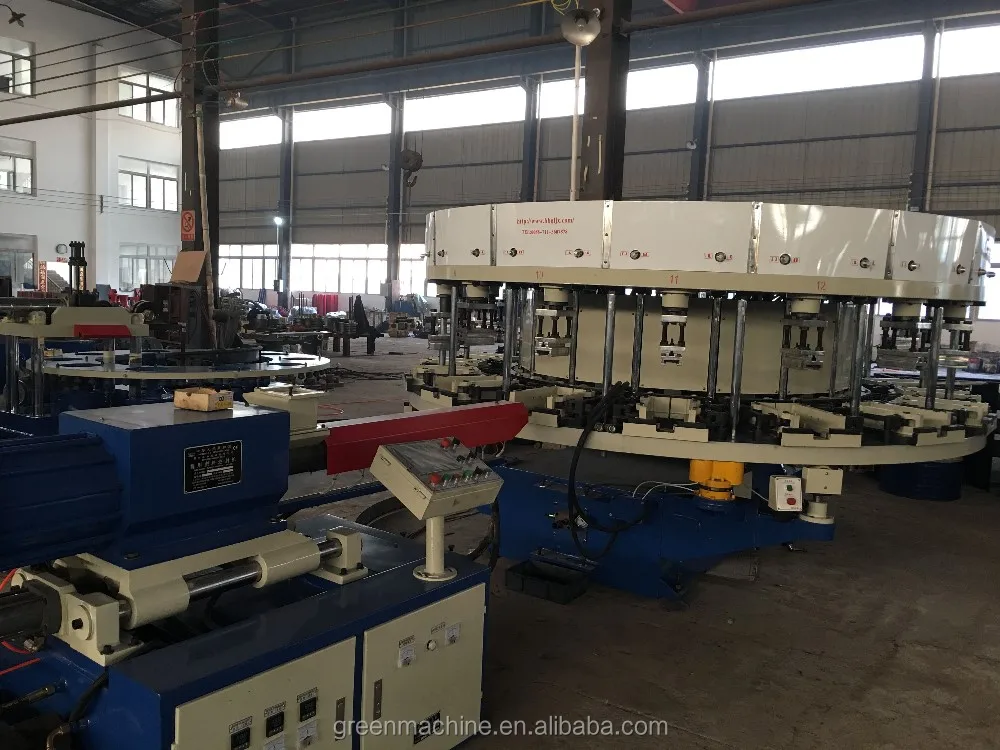 
PVC DIP Shoe sole with upper lasting Injection moulding Machine 