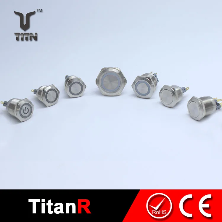 10mm magnetic push button switch and buttons